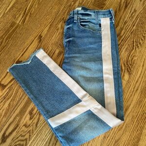 McGuire Blue Denim Jeans with Side Stripes